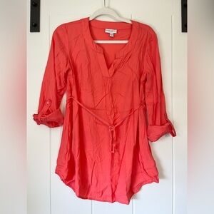 Liz Lange Maternity Coral Tunic